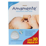 Absorvente Para Seios Amamente  Normal - 30 Unidades