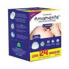 Absorvente Para Seios Amamente  Noturno - 24 Unidades