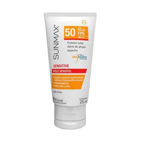 Protetor Solar Facial Sunmax Sensitive FPS 50 - 25 mL