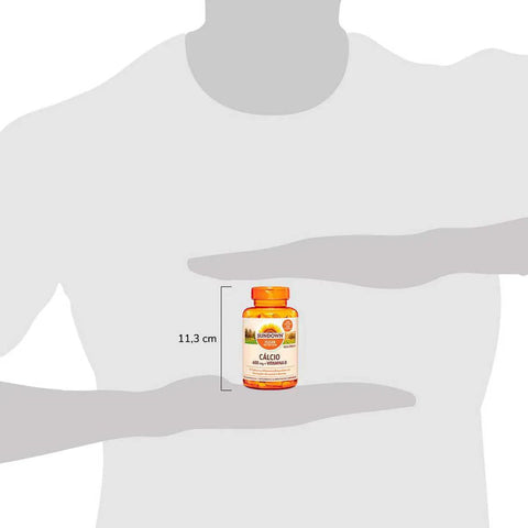 Calcio + Vitamina D  600mg + 5mcg - 120 Unidades - Comprimido