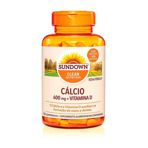 Calcio + Vitamina D  600mg + 5mcg - 120 Unidades - Comprimido