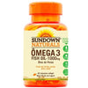 Ômega 3 (Sundown Naturals) 1000mg - 60 Unidades - Cápsula (A1)