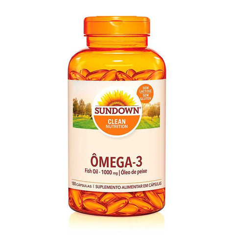 Ômega 3 (Sundown Naturals) 1000mg - 180 Unidades - Cápsula