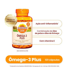 Triple Ômega 3.6.9 (Sundown Naturals)  120 Unidades - Cápsula