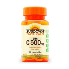 Vitamina C (Sundown Naturals) 500mg - 30 Unidades - Comprimido