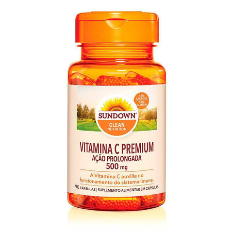Vitamina C (Sundown Naturals) 500mg - 90 Unidades - Comprimido