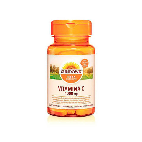 Vitamina C Sundown Sun C 1000mg - 30 Unidades - Tablete