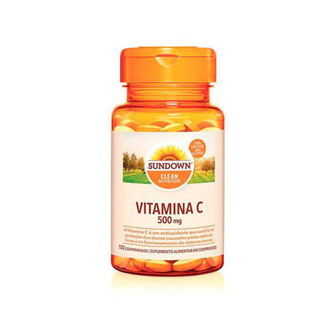 Vitamina C Sundown Sun C 500mg - 100 Unidades - Comprimido