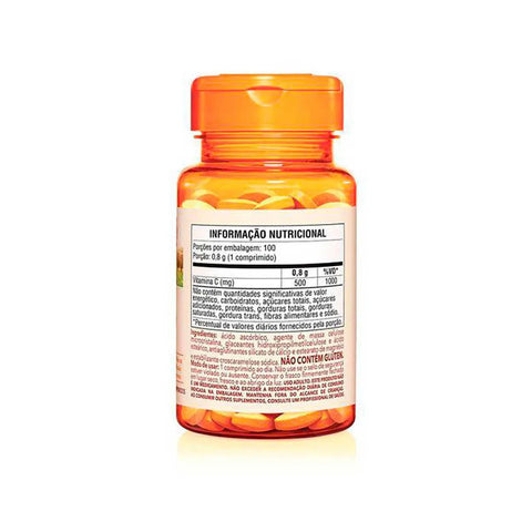 Vitamina C Sundown Sun C 500mg - 100 Unidades - Comprimido