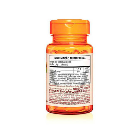Vitamina E (Sundown Naturals) 1000UI - 30 Unidades - Cápsula