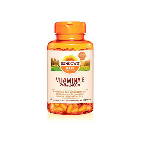 Vitamina E (Sundown Naturals) 400mg - 100 Unidades - Cápsula