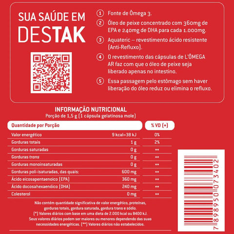 Tak 360 L'Omega AR  30 Unidades - Cápsula