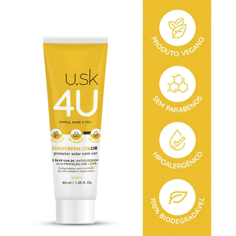 U Sk 4U Sunscreen Color F50 40 Ml