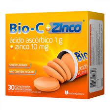 Bio-C + Zinco  1g + 10mg - 30 Unidades - Efervescente