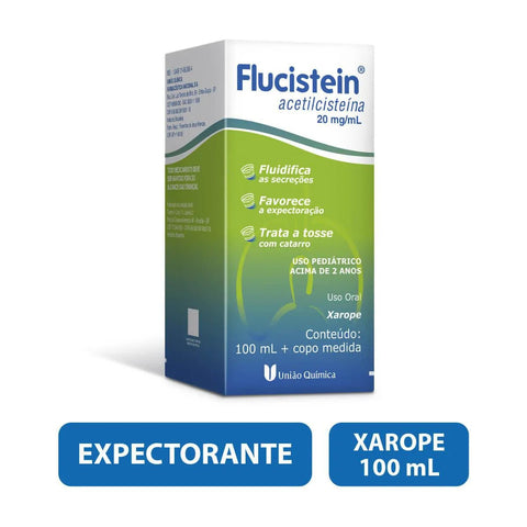 Flucistein 20mg/mL - 100 mL - Xarope
