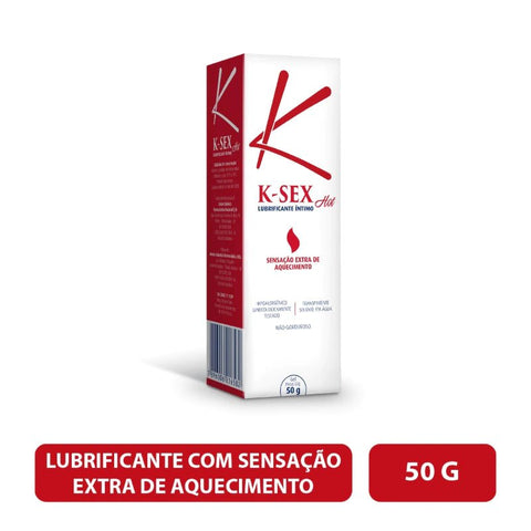 Gel Lubrificante Íntimo K-Sex Hot, 50G