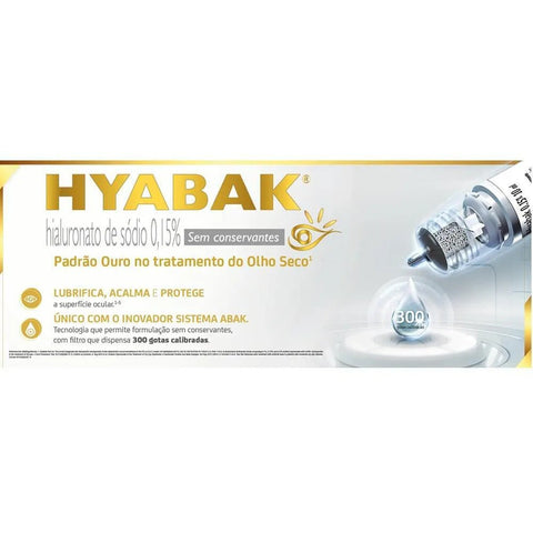 Hyabak 0.0015 - 10 mL - Solução