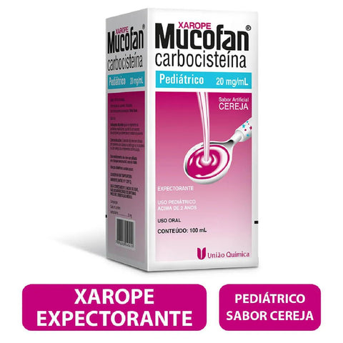 Mucofan 20mg/mL - 100 mL - Xarope