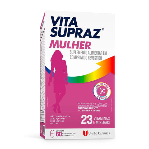 Suplemento Alimentar Vita Supraz Mulher  60 Unidades - Comprimido