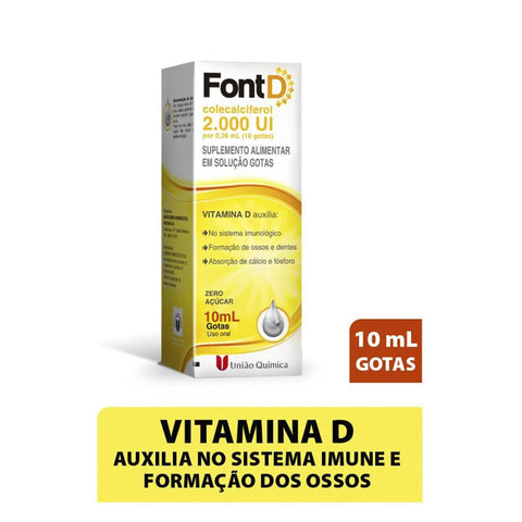 Vitamina D Font D 2.000UI - 10 mL - Solução