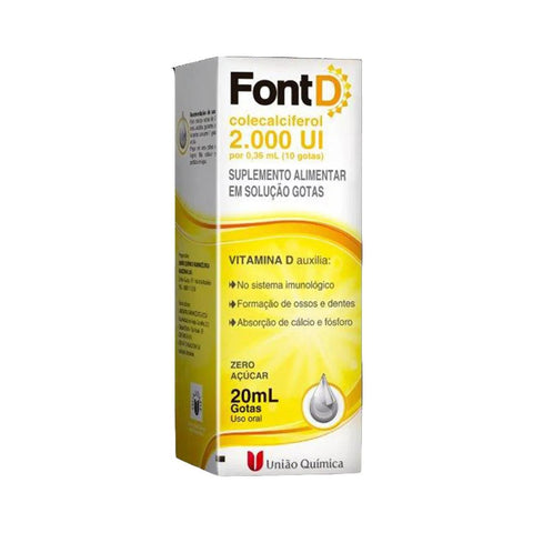 Vitamina D Font D 2.000UI - 20 mL - Solução