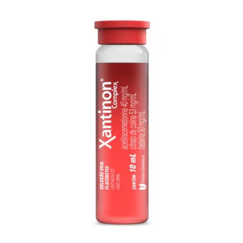Xantinon Complex  40mg/mL + 53mg/mL + 50mg/mL - 10 mL - Solução