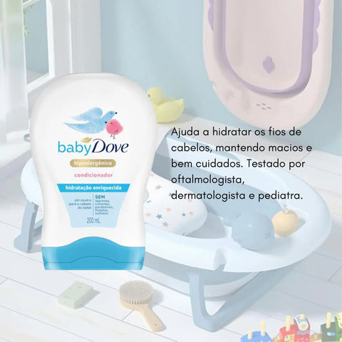 Condicionador Dove Baby Hidratação Enriquecida 200Ml