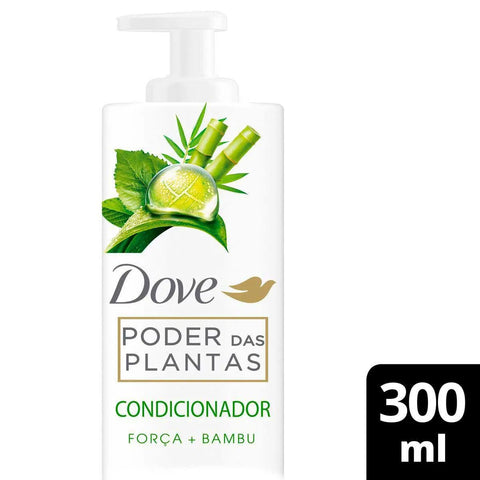 Condicionador Dove Poder Das Plantas Força + Bambu 300Ml