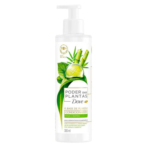 Condicionador Dove Poder Das Plantas Força + Bambu 300Ml