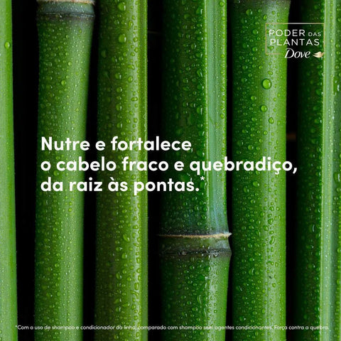 Condicionador Dove Poder Das Plantas Força + Bambu 300Ml