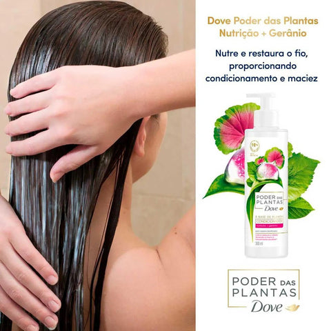 Condicionador Dove Poder Das Plantas Nutriçaõ 300Ml