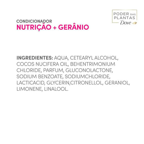 Condicionador Dove Poder Das Plantas Nutriçaõ 300Ml