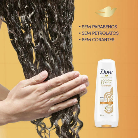 Condicionador Dove Texturas Reais Cacheados 400Ml