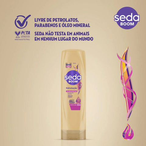 Condicionador Seda Boom Pro Curvatura Hidratação Ultradesembaraço 300Ml