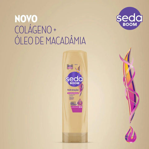 Condicionador Seda Boom Pro Curvatura Hidratação Ultradesembaraço 300Ml