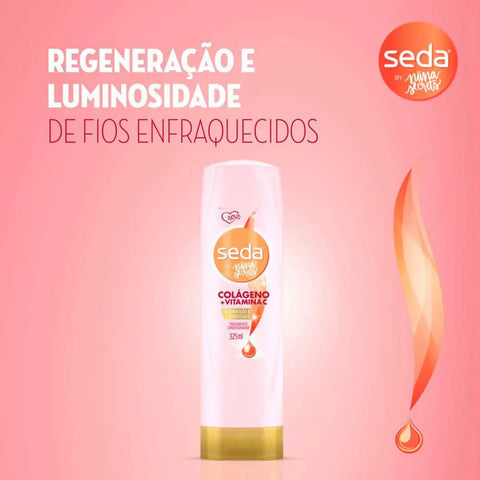 Condicionador Seda By Niina Secrets Colágeno e Vitamina C 325Ml