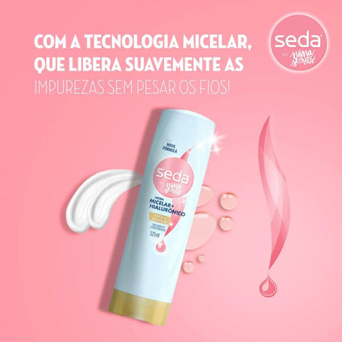 Condicionador Seda Hidratação Micelar Flor de Lotus By Niina Secrets 325Ml