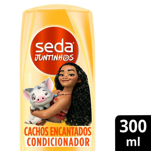 Condicionador Seda Infantil Moana Juntinhos Cachos 300 Ml