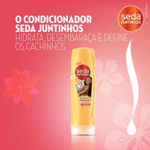 Condicionador Seda Infantil Moana Juntinhos Cachos 300 Ml