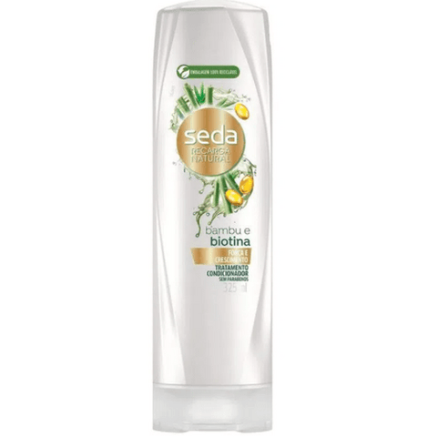 Condicionador Seda Recarga Natural Bambu e Biotina 325Ml