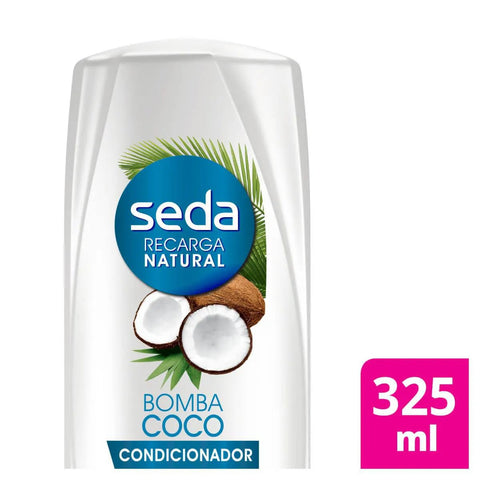 Condicionador Seda Recarga Natural Bomba Coco 325Ml