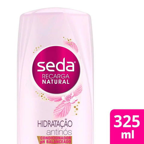 Condicionador Seda Recarga Natural Hidratação Antinós 325Ml