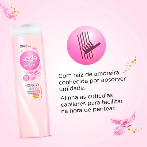 Condicionador Seda Recarga Natural Hidratação Antinós 325Ml