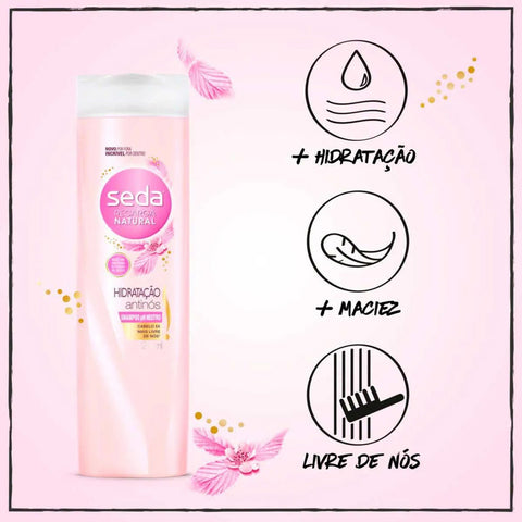 Condicionador Seda Recarga Natural Hidratação Antinós 325Ml