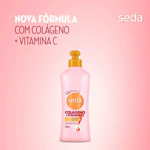 Creme de Pentear Seda By Niina Secrets Colágeno e Vitamina C 300Ml