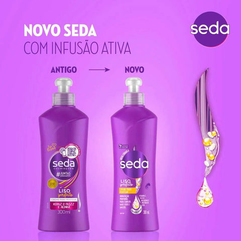 Creme de Pentear Seda Liso Perfeito 300Ml