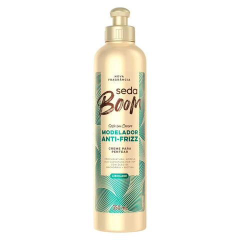 Creme Para Pentear Seda Boom Pro Curvatura Modelador Antifrizz 350Ml