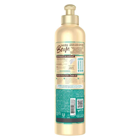 Creme Para Pentear Seda Boom Pro Curvatura Modelador Antifrizz 350Ml