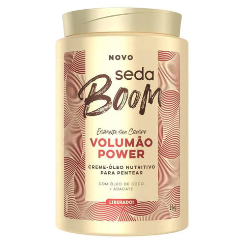 Creme Para Pentear Seda Boom Volumão Power 1kg