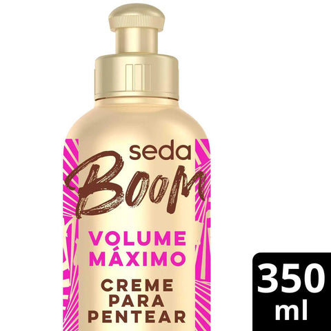 Creme Para Pentear Seda Boom Volume Máximo 350Ml